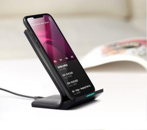 High Quality QI Compatible 10W/7.5W/5W fast Charging Wireless Charger Phone Holder