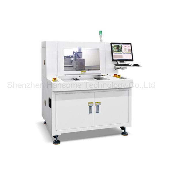 CCD Vicual Aligement Double Platform Offline PCBA Router Machine With 4 Axis Motion Control