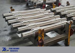 China 762mm Gauge Railroad Wagon Wheel Axles Forged AAR M 101 Axle Assembly on sale