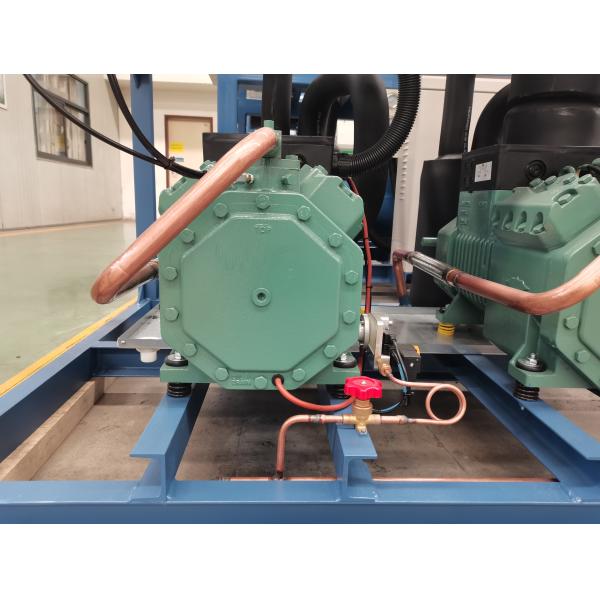 PLC High Temperature Piston Parallel Unit Rack Model Refrigeration Compressor Unit For Optimal Cooling