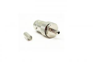 Buy cheap Nickel Plated Coax BNC Connectors Straight Crimp Miniature Quick RF Connector product