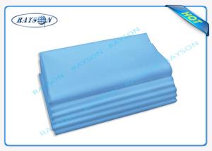 China Customized Disposable Bed Sheet , Hospital Bedding Sheet Polypropylene PP Non Woven on sale