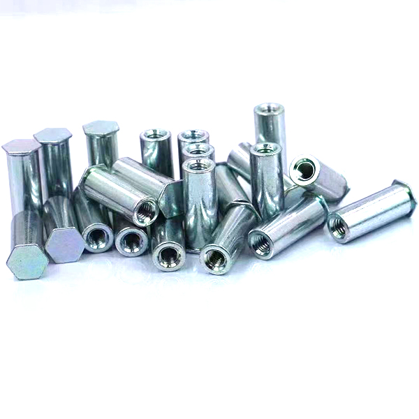 Hexagonal Head Rivet Screws with Anti-Loosening Grooves High-Torque Fasteners for Heavy Machinery Power