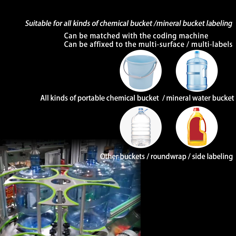 1000 per Month Capacity Self-adhesive Labeling Machine for Round/Flat/Square Bottles