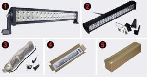 China 21.5inch Led Light Bar 120W COMBO LED Work Light Bar Offroad Driving Lamp forklift light b on sale