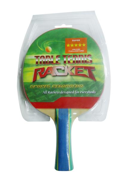Quality 5 Star Table Tennis Rackets with Reversed rubber Sponge high Speed and Comfortable for sale
