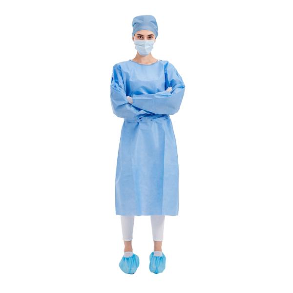 waterproof Non Sterile Disposable Surgical Gown AAMI Level 2