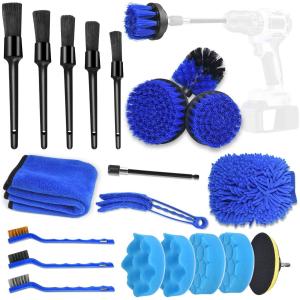 Buy cheap 21 Pcs Car Cleaning Tools Kit Buffing Sponge Pads For Wheels Dashboard Interior product