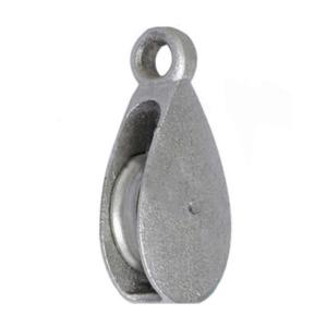 China Galvanized Wire Rope Pulley Single Sheave Rope Pulley 5T - 80T on sale