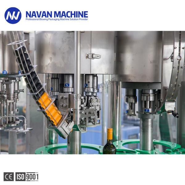 Automatic 24 Heads Glass Bottle Wine Washing Filling Capping Machine