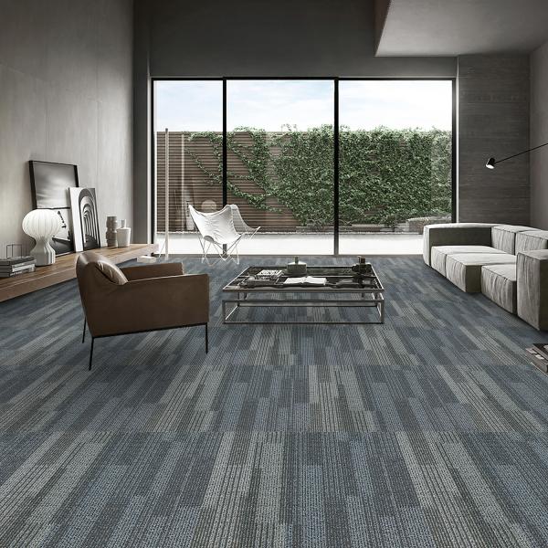 Quality Solution Dyed Nylon Carpet Tiles Flooring 50x50 Anti Static Loop Pile Carpet Tiles for sale