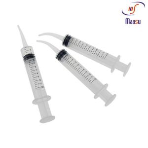 Buy cheap 12cc Medical Dental Curved Irrigation Syringe Disposable product