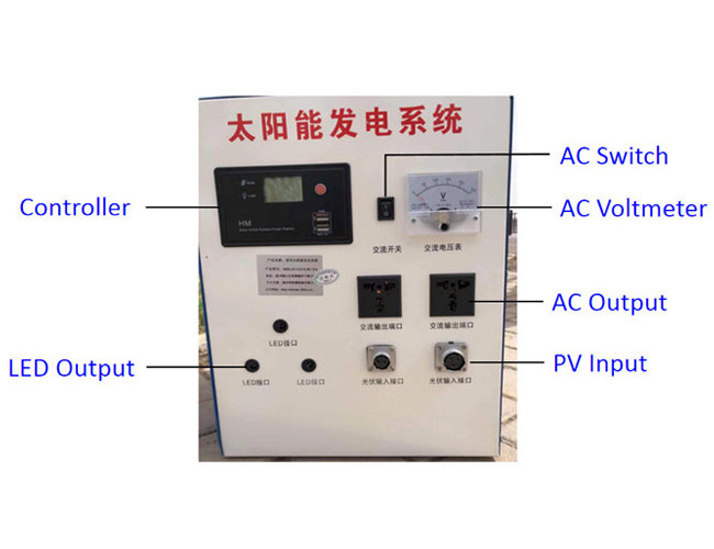 12V 400A 2000W Solar PV Power System For Emergency Supply