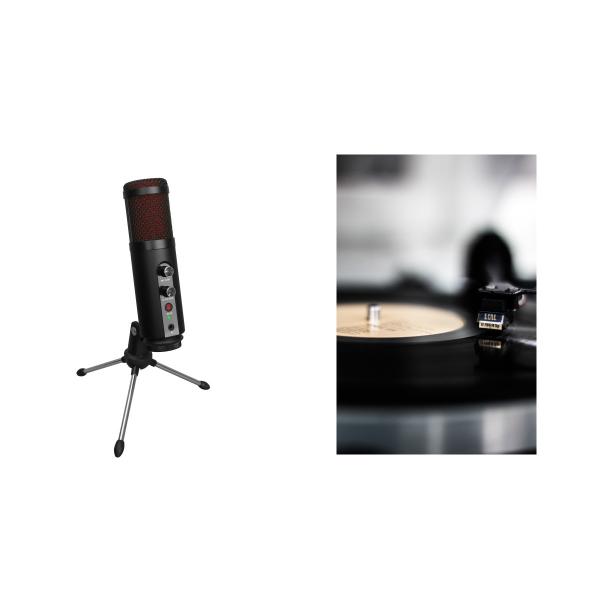 Quality 98db SNR 20Hz - 20KHz USB Microphone Kit With Adjustable Scissor Arm Stand for sale
