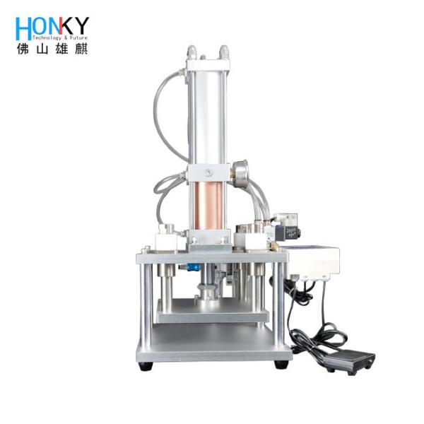 Quality Desktop Type 3600 BPH Bottle Cap Sealing Machine Crimping Pressing for sale