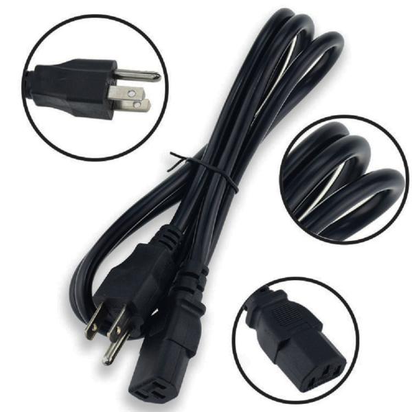 Quality Electrical 3 Prong AC Power Extension Cord IEC C13 18/3 SJT US Standard for sale