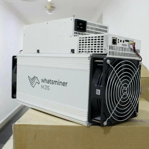 M21s+ Asic Whatsminer For Bitcoin 62th/S 3360w Sha256 80db Ethernet 10.8kg