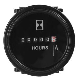 China Round lcd hour meter with led battery indicator Gauge Gauge 12V 24V 36V 48V 72V for golf car tractor sweeper on sale