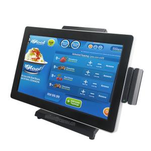 Buy cheap Ce 1366*768 Android POS System Point Of Sale Cash Register Built In VFD Display product