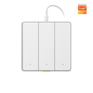 China Tuya WIFI touch Switch Smart home with Type C Timing Voice App Alexa, Google Home RF433 Smart EU Wall Light Button Switch on sale