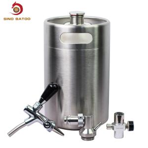 Stainless Steel Durable Solid 5L Pressurized Beer Kegs