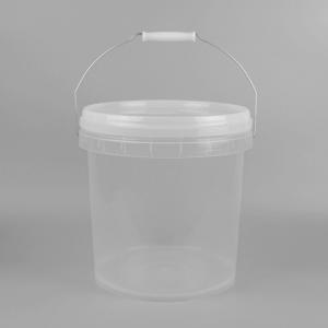 Buy cheap Corrosion Resistance 5 Gallon Clear Plastic Pail Bucket Containers Screen Printing product