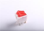 Waterproof Push Button Rocker Switch , Double Pole Illuminated Rocker Switch
