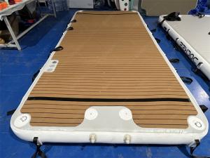 Buy cheap Drop Stitching Pvc Swimming Water Pontoon Inflatable Floating Dock Platform For Jet Ski Yacht Island product