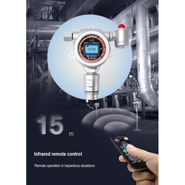 MIC500S Fast Response Outdoor Fixed Gas Leak Detector For Landfill Built In Pump