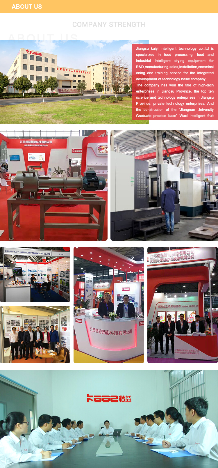 60 - 2000T/Day NFC Juice Processing Line Juice Concentrate Orange Juice Processing Line