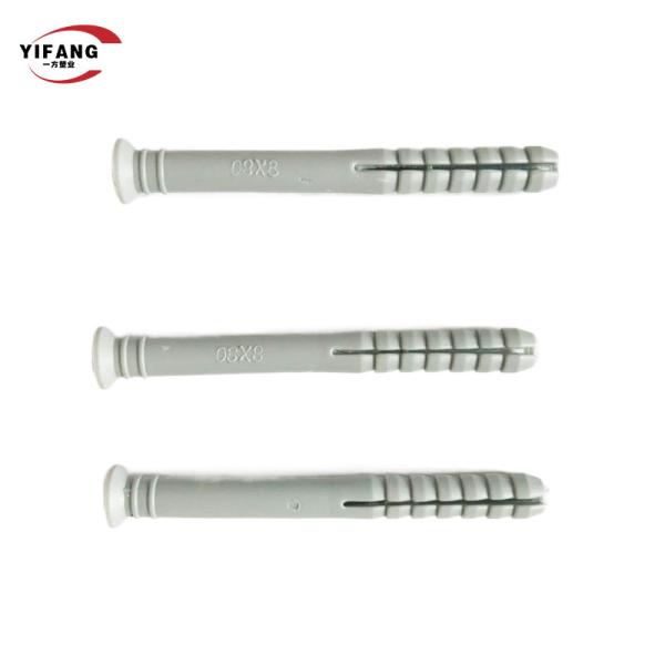 Quality White Plastic Expansion Anchor Drywall Screw Fasteners ISO Standard for sale