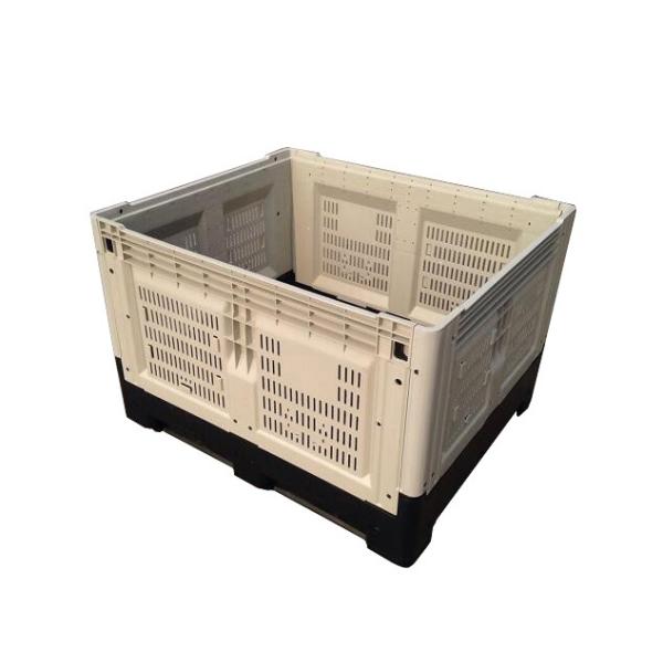 Storage Boxes Lid Attached Folded Plastic for Industry China Factory Storage Boxes & Bins Food Container Eco-friendly Foldable