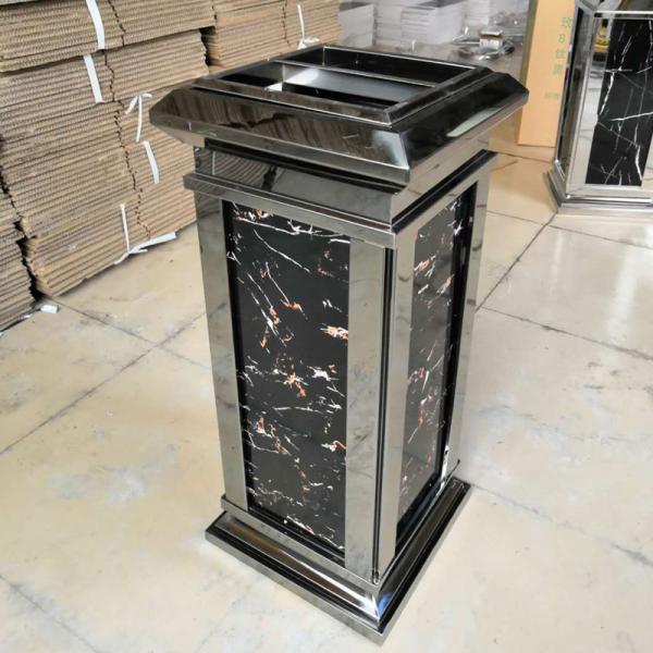 Customized Hotel Lobby Trash Cans Hotel Garbage Cans Foot Pedal