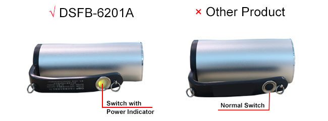 800Lm 9W Explosion Proof LED Flashlight / IP67 Powerful Torch Light
