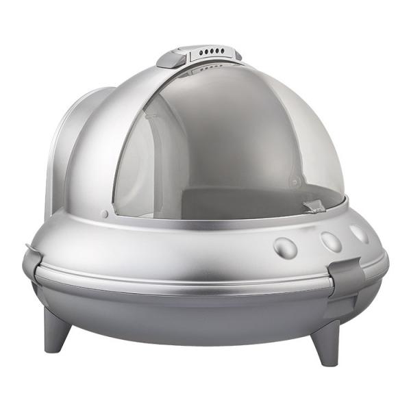 Quality Dismountable Spaceship Cat Litter Box Totally Enclosed With Door for sale