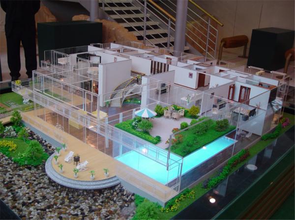 Quality Fancy Interior Architecture Model 1 / 25 Scale With Internal Furniture for sale