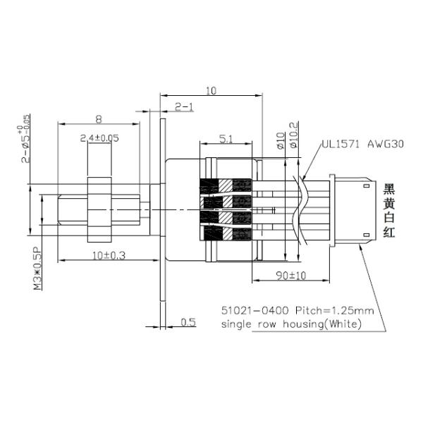 18ohm Small DC Electric Motors 10mm PM Micro stepper motor With Lead Screw 18° Step angle
