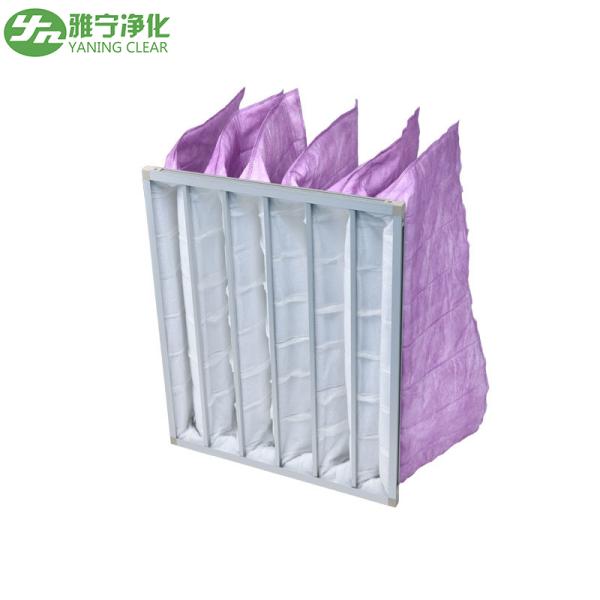 Medium Efficiency Panel Pocket Air Filter , F8 Bag Filter For Clean Equipment