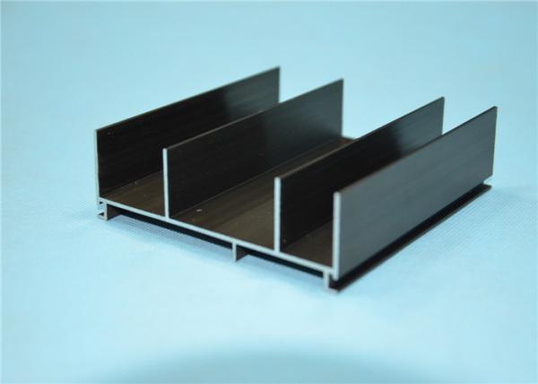 Quality Custom Extruded Aluminum Shapes 6063 T5 , Bronze Anodised Aluminium Profiles for sale