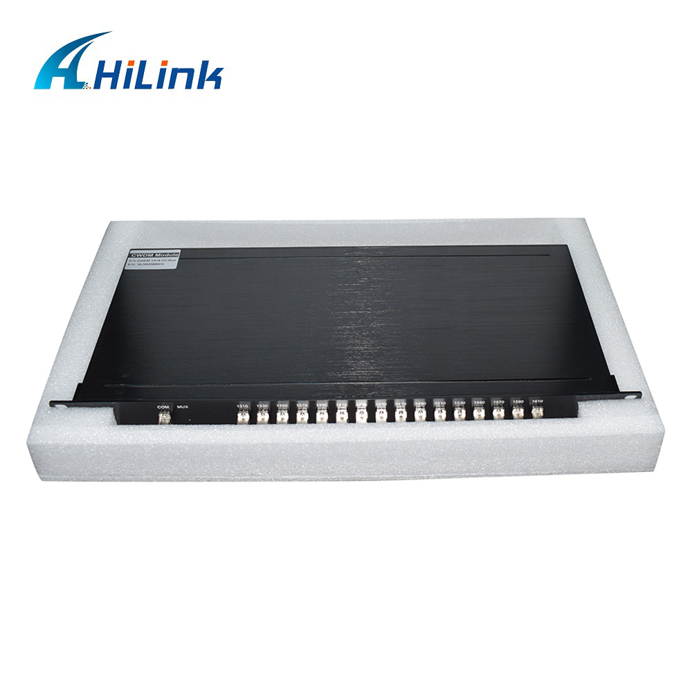 19" 1U CWDM Mux Demux Module Rack Mounted 16CH Fiber Optical