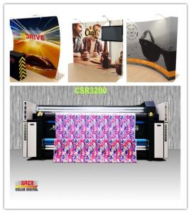 Roll To Roll Flag Printing Machine Intelligent PID Temperature Control