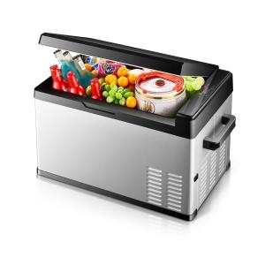 China 12V 220V Mini Travel Refrigerator , 45W Portable Mini Fridge For Car on sale