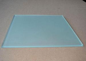 2mm-19mm Acid Etched Glass Tempered Glass With Customized Size