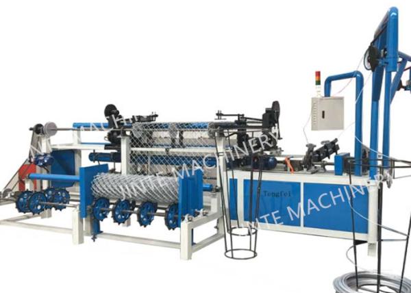 Quality 1.6T 3.8kw Semi Automatic Chain Link Fencing Machine for sale