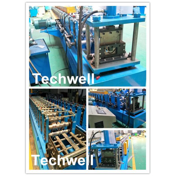 Half Round Cold Roll 15 Stations Portable Gutter Machine