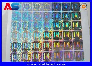 Custom Holographic Stickers , Anti Fake 3D Hologram Stickers Printing void sticker