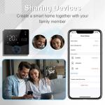 Smart Thermostat With 16A And 0.5℃ Temperature Control Accuracy WiFi Touch LED