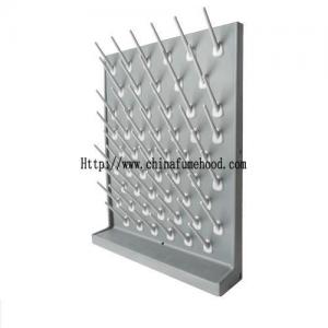 China PP Pegboard Laboratory Fittings Removable Lockable Plastic Dripping Rack on sale