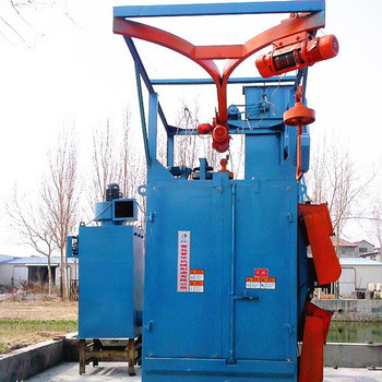 Hanging Hooks Shot Blast Cleaning Machine , Large Sandblasting Equipment