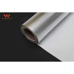 Buy cheap Hermetic Laminated Aluminum Foil Fiberglass Cloth 220gsm Abrasion Proof product